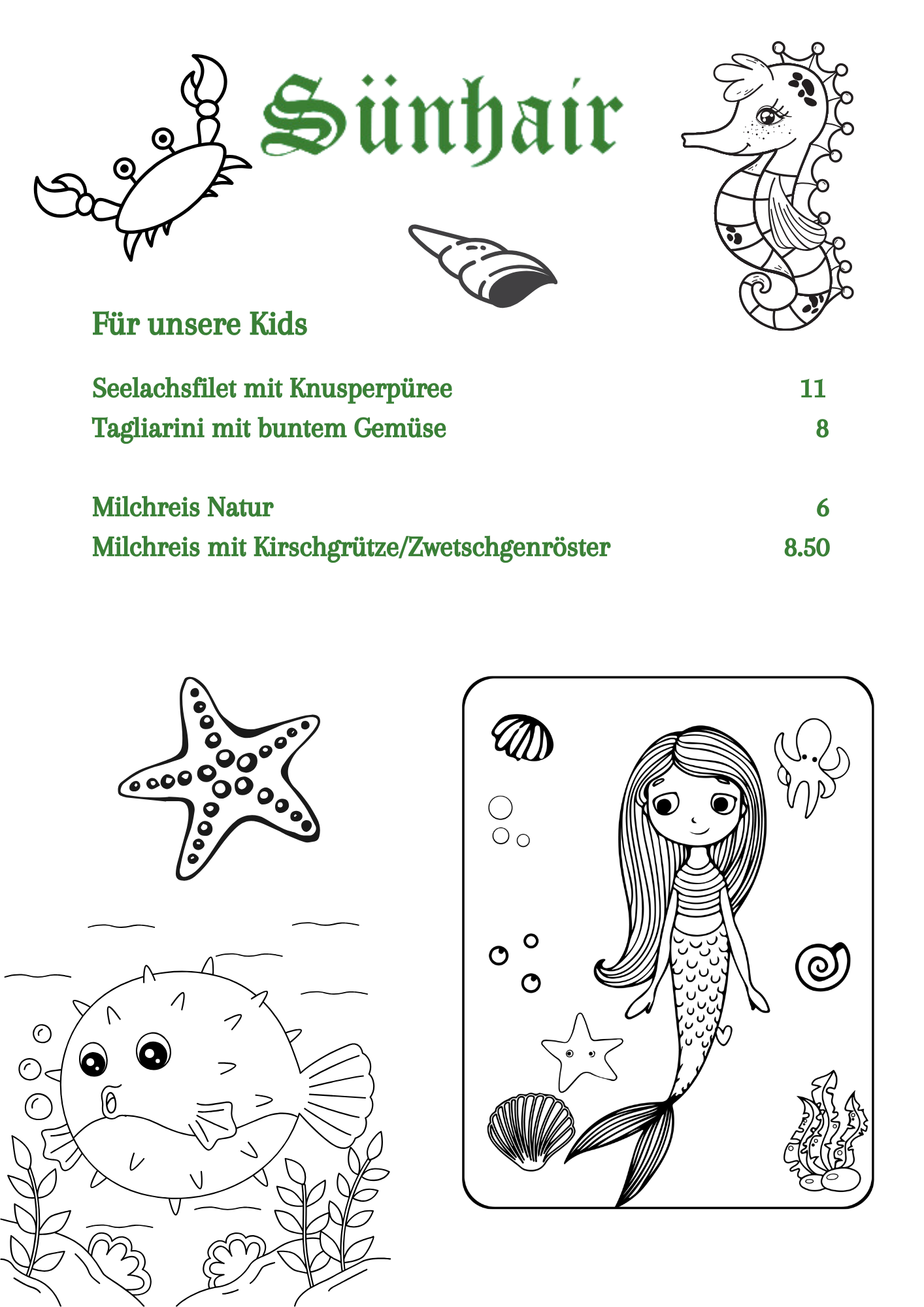 Sünhair Keitum - Frühlingskarte - Kinderkarte